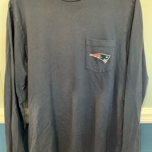 Women’s Blue Long Sleeve Shirt Team Patriots
